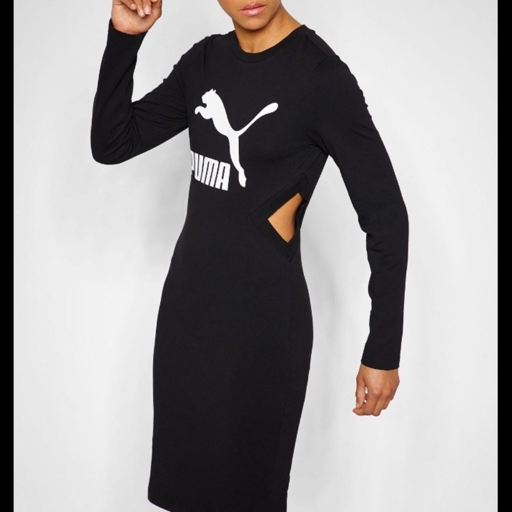 Puma Classic Logo cutout Dress